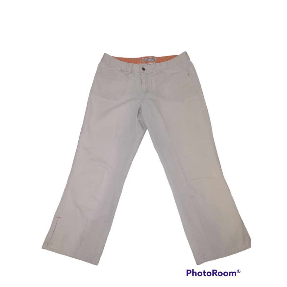 Aeropostale Women's Cream Capri Pants Size 7/8